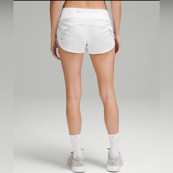 Lululemon NEW with tags speed up 2.5” inseam shorts in white size 8 - Picture 7 of 9